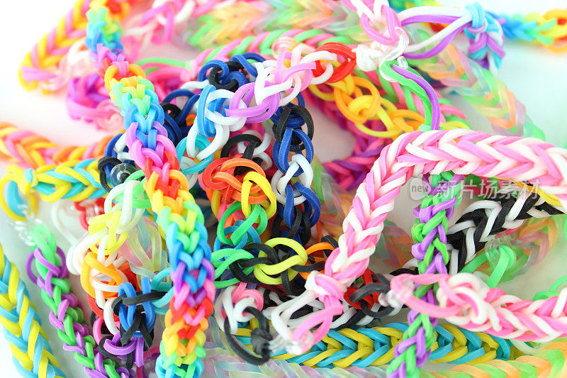 织布机手镯/彩色橡皮筋手镯/织布机带的图像